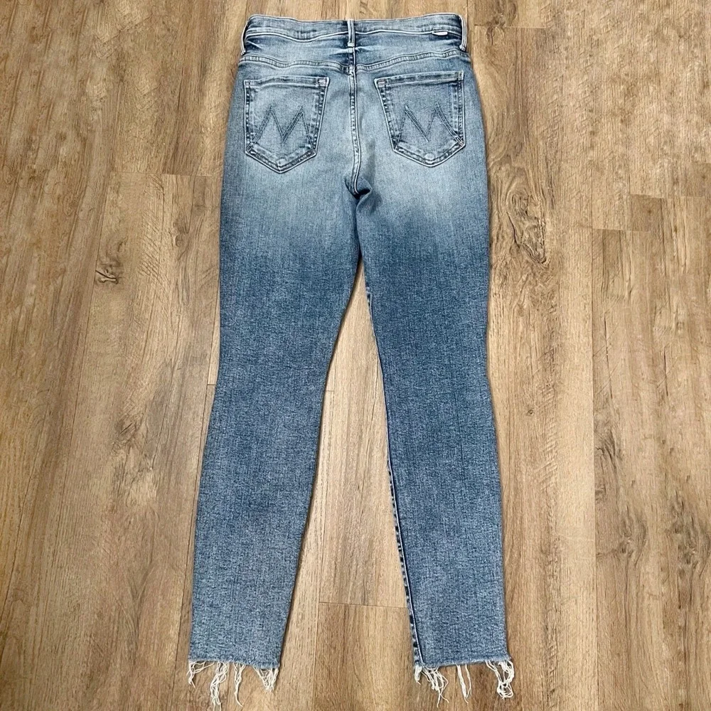 Mother The Stunner Ankle Fray in Whiplash Jeans Size 27 Skinny Jeans